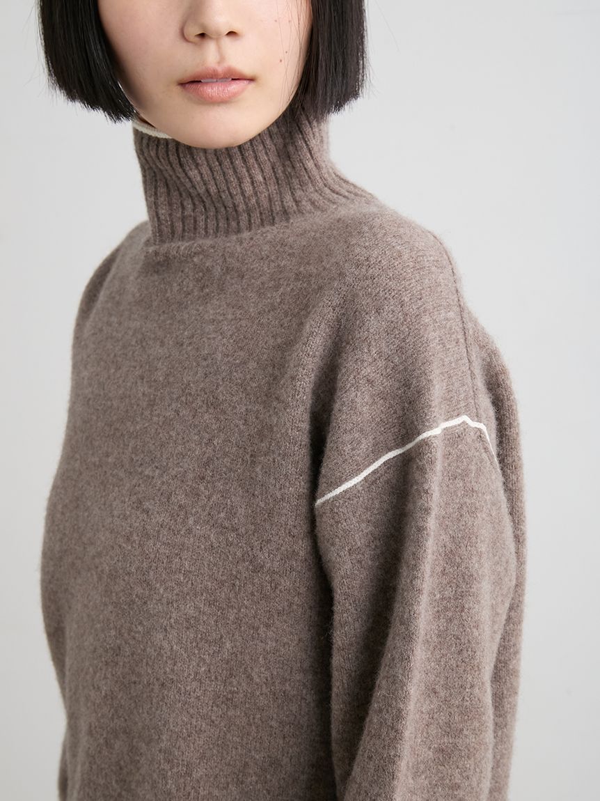 YAK／WOOLタートルソフトニット(ニット)｜トップス｜MIESROHE