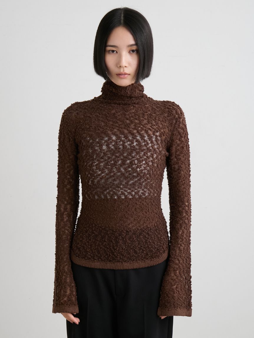 ループヤーンタートルニット(ニット)｜トップス｜MIESROHE（ミースロエ