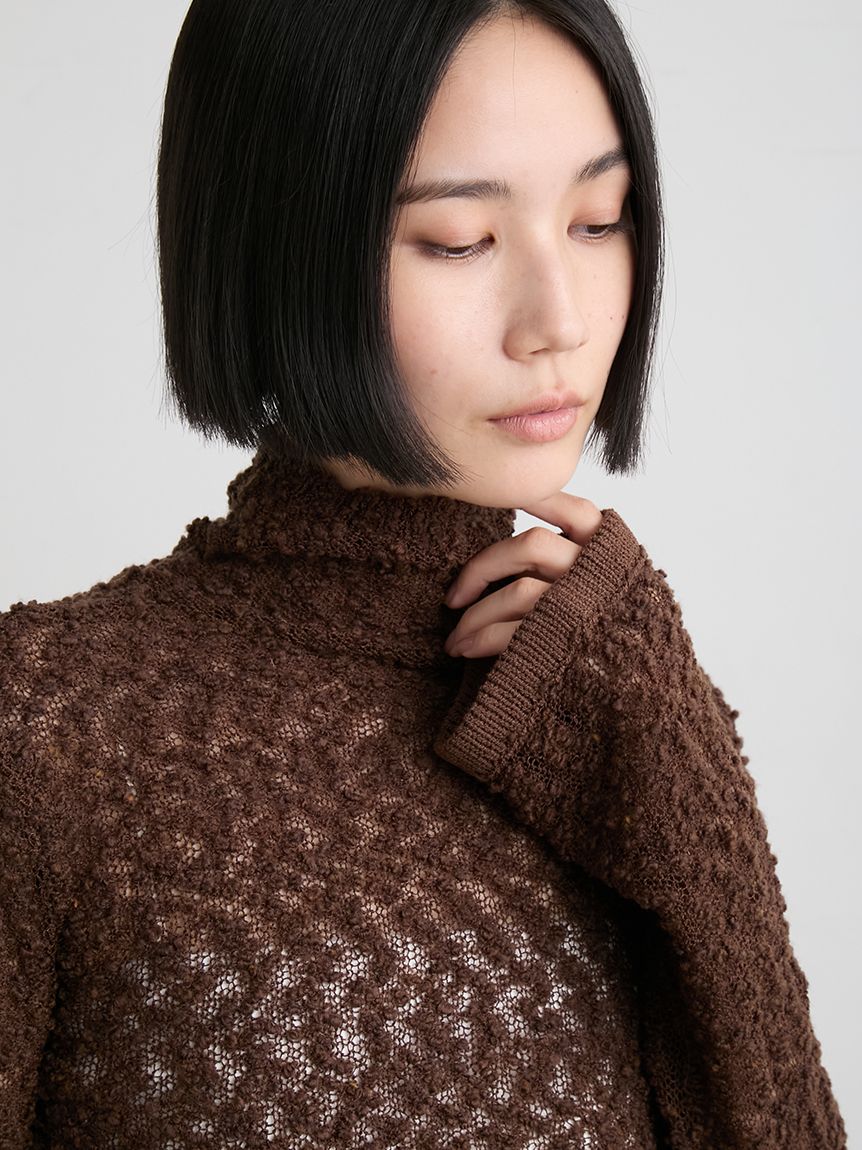 ループヤーンタートルニット(ニット)｜トップス｜MIESROHE（ミースロエ