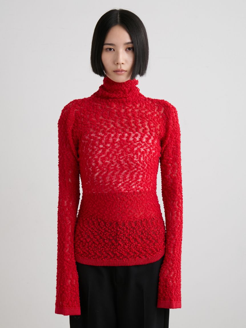 ループヤーンタートルニット(ニット)｜トップス｜MIESROHE（ミースロエ