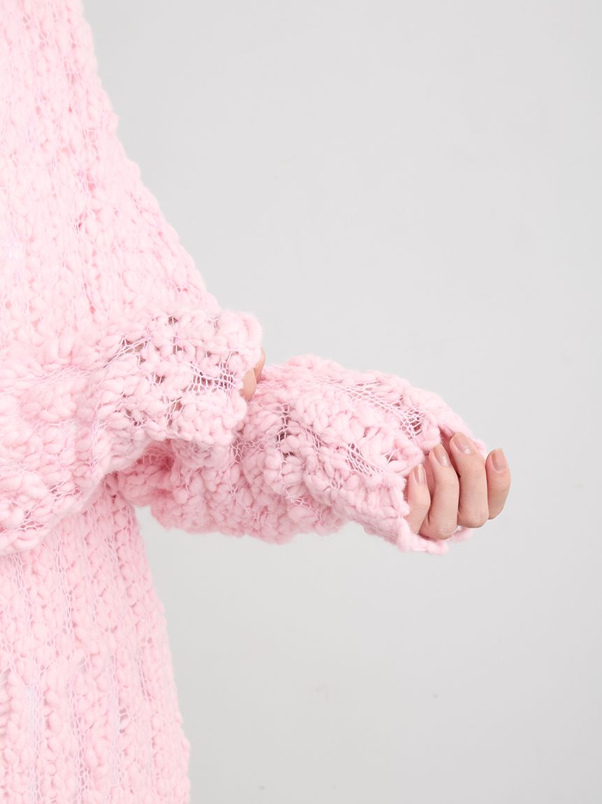 オーバーサイズVネックチャンキーニット(ニット)｜トップス｜MIESROHE