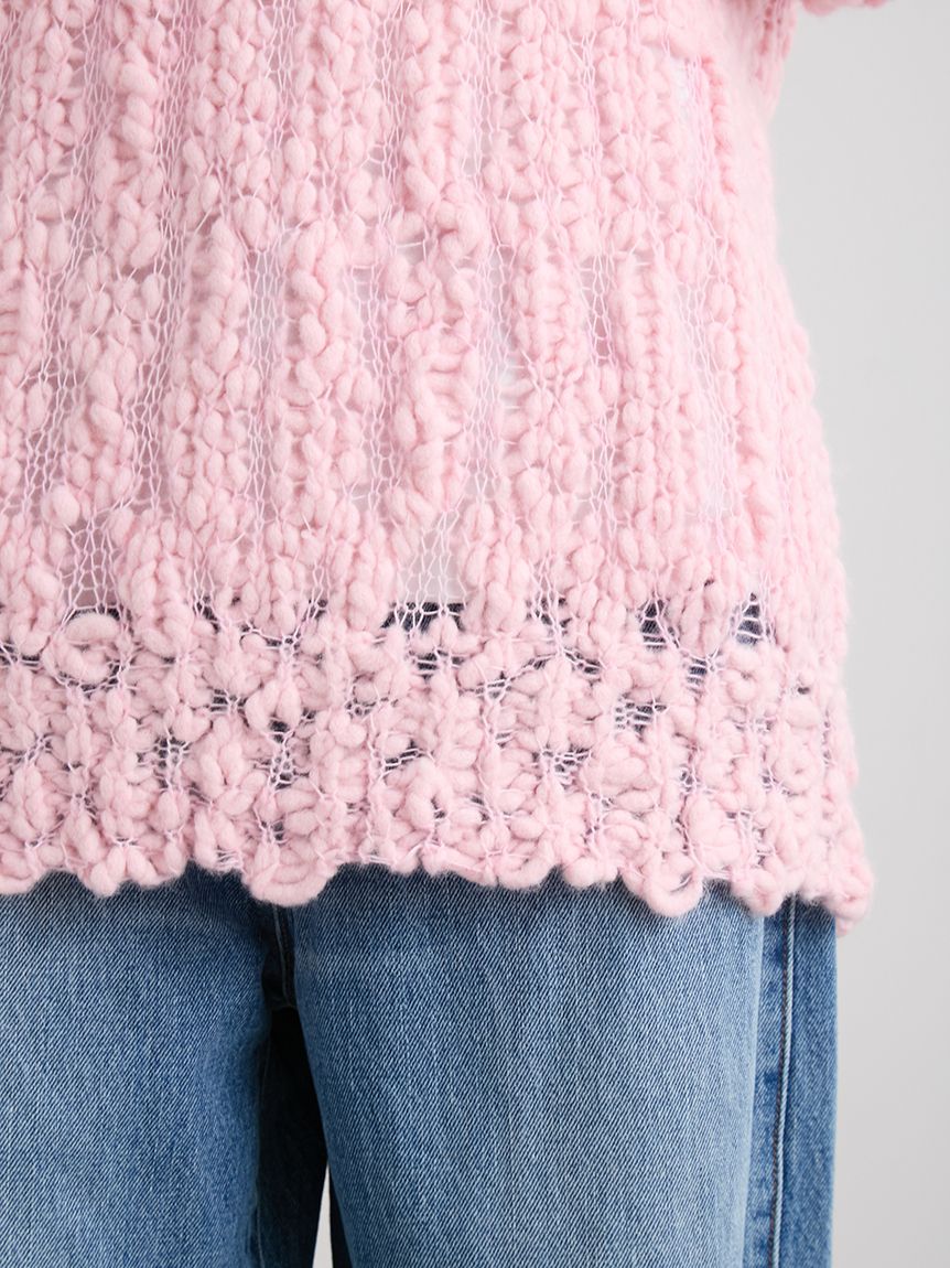 オーバーサイズVネックチャンキーニット(ニット)｜トップス｜MIESROHE