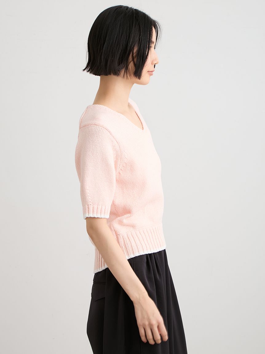 洗える】organic コットンチャンキーニット(ニット)｜トップス