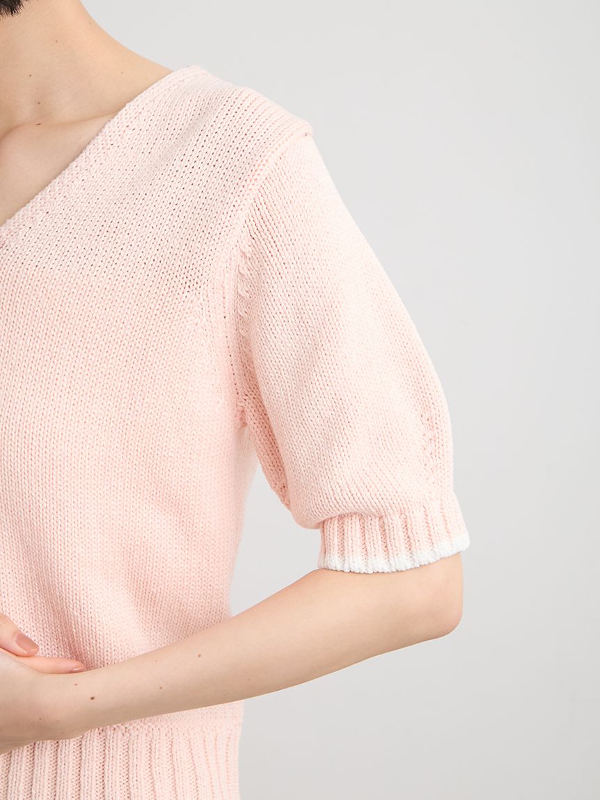 洗える】organic コットンチャンキーニット(ニット)｜トップス