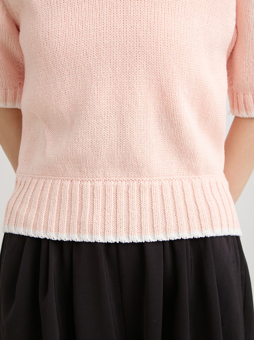 洗える】organic コットンチャンキーニット(ニット)｜トップス
