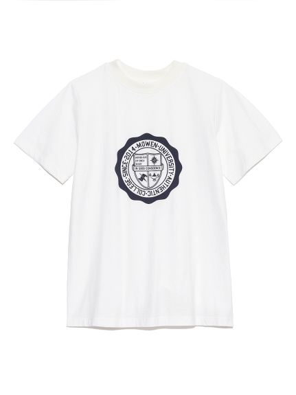 フロッキーカレッジデザインTシャツ(WHT-0)
