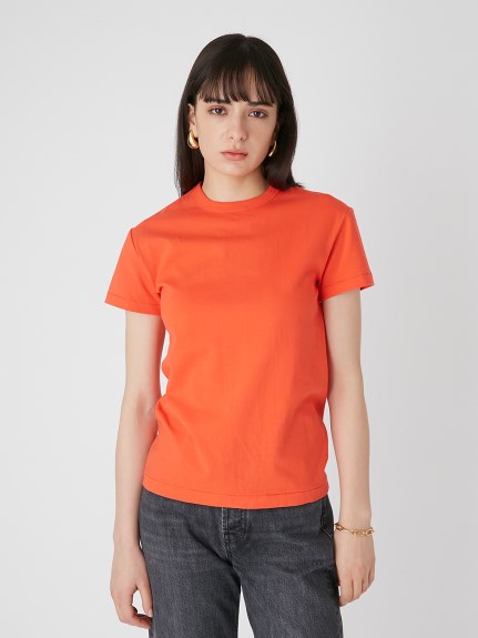 コンパクト丸胴Tシャツ【ウォッシャブル】(Tシャツ)|トップス|Mila