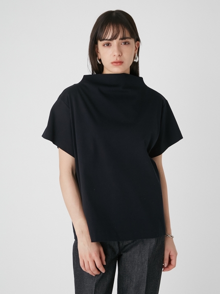 ハイネックデザインカットトップス【ウォッシャブル】(カットソー ...