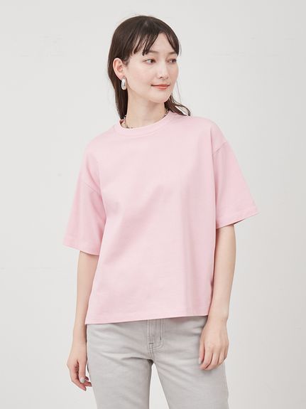 ドロップショルダーハイラインTシャツ(Tシャツ)｜トップス｜Mila Owen