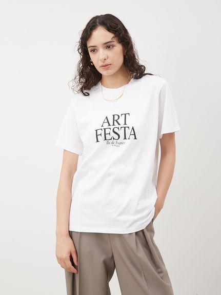 ハーフスリーブグラフィックTシャツ(Tシャツ)｜トップス｜Mila Owen