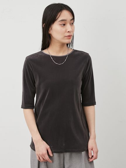 WEB限定カラー】ハイラインフレンチスリーブカットトップス