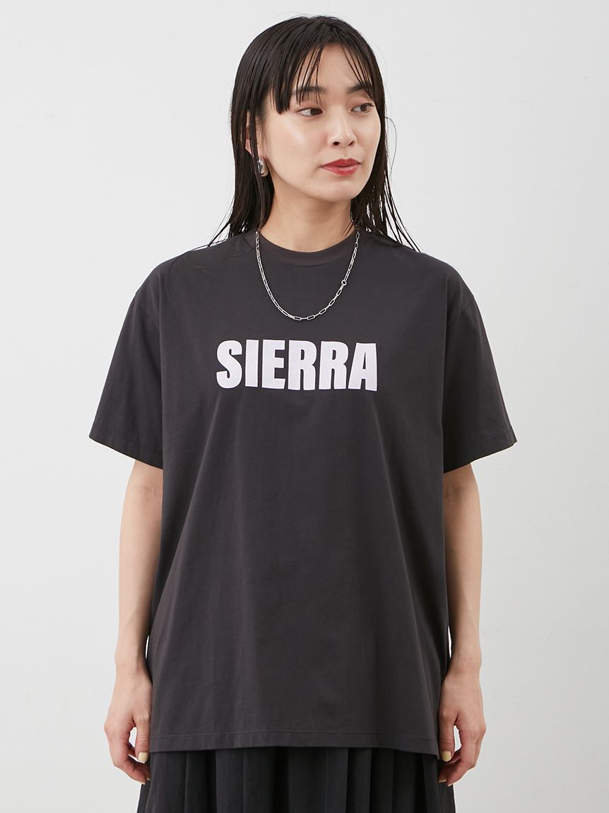 クルーネックグラフィックTシャツ(Tシャツ)｜トップス｜Mila Owen