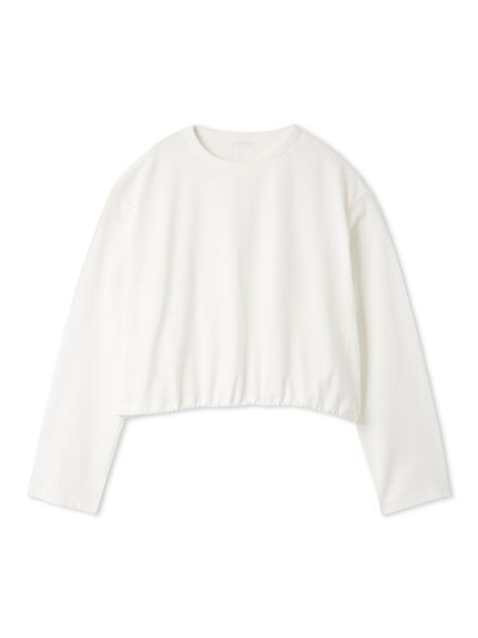 no e mosen* 短丈ロンt no e mosen* 短丈ロンt T/C 裾サイドZIP ロング丈カットソー（