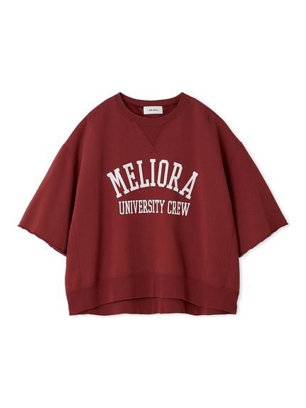 セットアップ対応】半袖コットンスウェットプルオーバー(プルオーバー