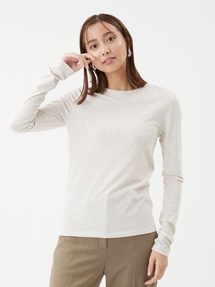 フロッキーロゴシアーカットプルオーバー(ニット)｜トップス｜Mila