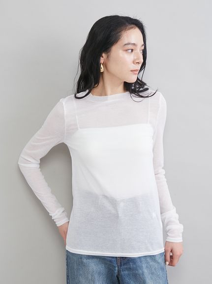 ウールテンセルシアーロングTシャツ(Tシャツ)｜トップス｜Mila Owen