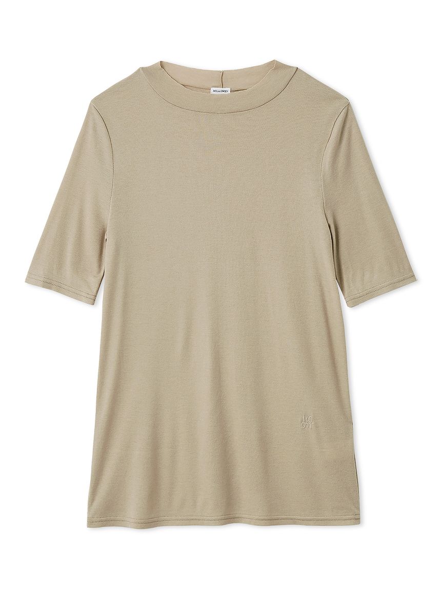 ウールテンセルハーフスリーブシアーT(Tシャツ)｜トップス｜Mila Owen