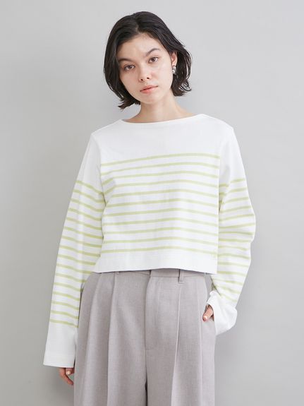 パネルボーダーボートネックTEE 楽天市場】パネルボーダーボートネックteeの通販