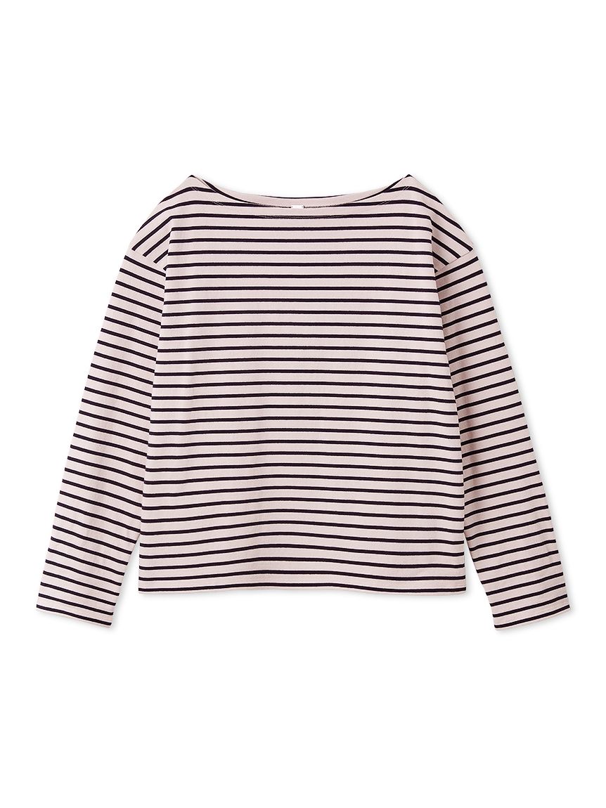 ボートネックボーダーTシャツ(Tシャツ)｜トップス｜Mila Owen（ミラ