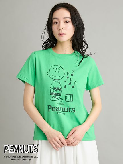 PEANUTS RECORDS】チャーリー・ブラウンTシャツ(Tシャツ・カットソー