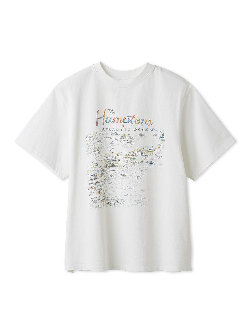 MapPatternグラフィックTシャツ(Tシャツ)｜トップス｜Mila Owen（ミラ