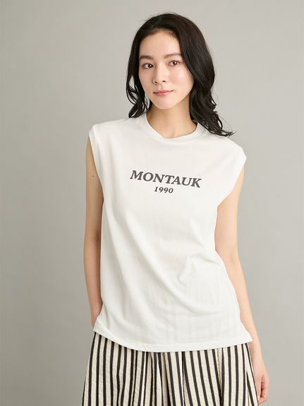 グラフィックノースリーブTシャツ(Tシャツ)｜トップス｜Mila Owen