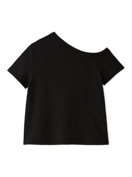アシンメトリーネックTシャツ(Tシャツ)｜トップス｜Mila Owen（ミラ