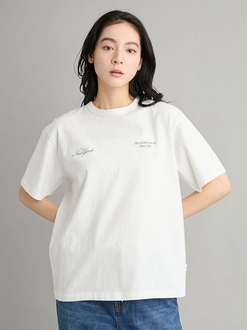 TENNIS CLUBグラフィックTシャツ(Tシャツ)｜トップス｜Mila Owen