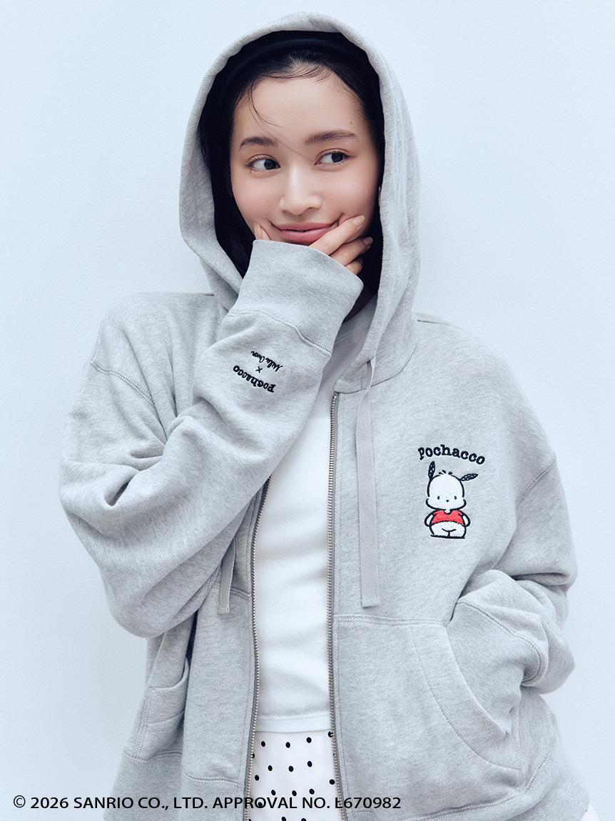 らっこしゃちょーさん専用 MASH SUMMER WEEK限定】【ポチャッコ】短丈Aラインフーディー(トップス