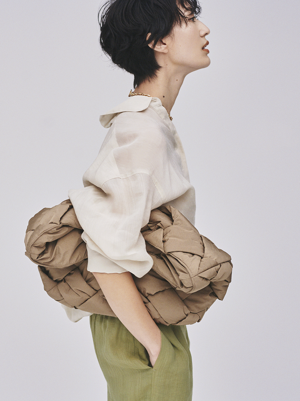 パッドメッシュバッグ ハンドバッグ バッグ Mila Owen ミラオーウェン の通販サイト 公式