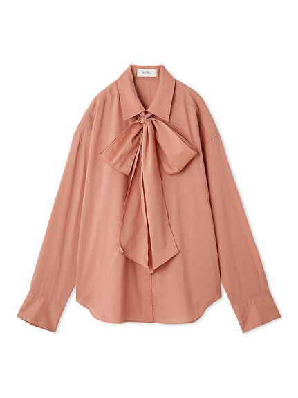 2wayシャツ衿シアーボウタイブラウス(ブラウス)｜トップス｜Mila Owen