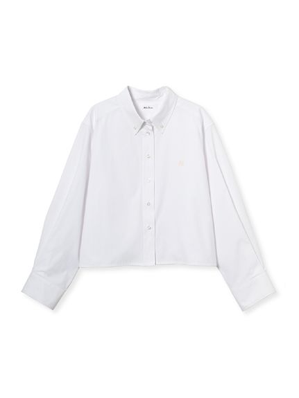 ボタンダウン短丈シャツ(シャツ)｜トップス｜Mila Owen（ミラ