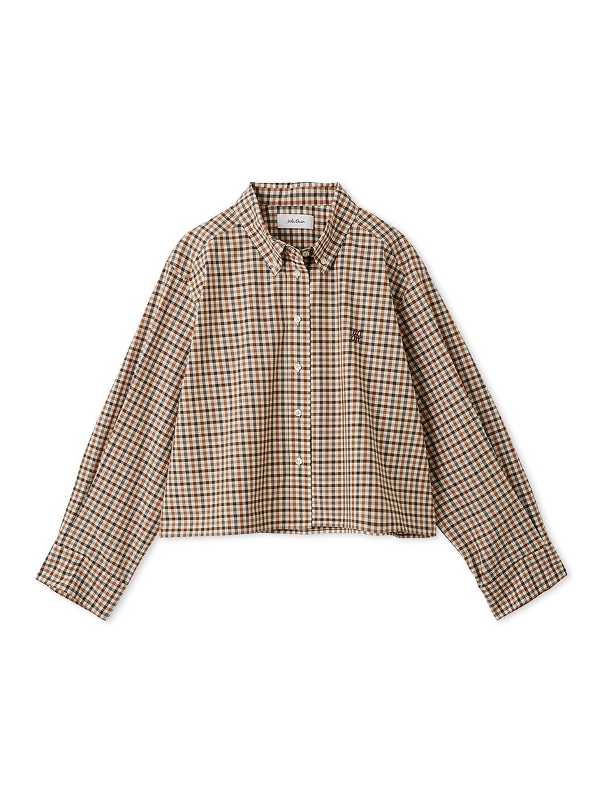 ボタンダウン短丈シャツ(シャツ)｜トップス｜Mila Owen（ミラ