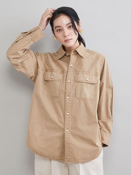 ヴィンテージライクフラップシャツ(シャツ)｜トップス｜Mila Owen