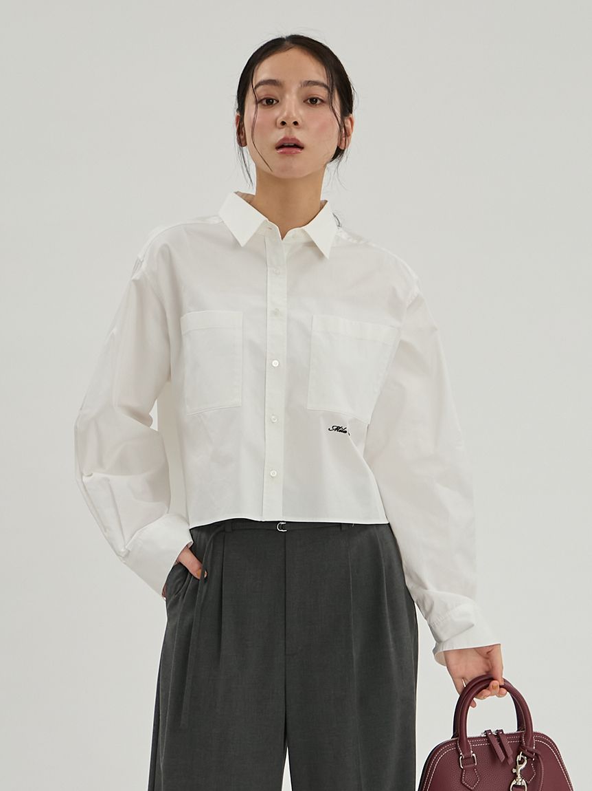 デザインショートシャツ(シャツ)｜トップス｜Mila Owen（ミラ