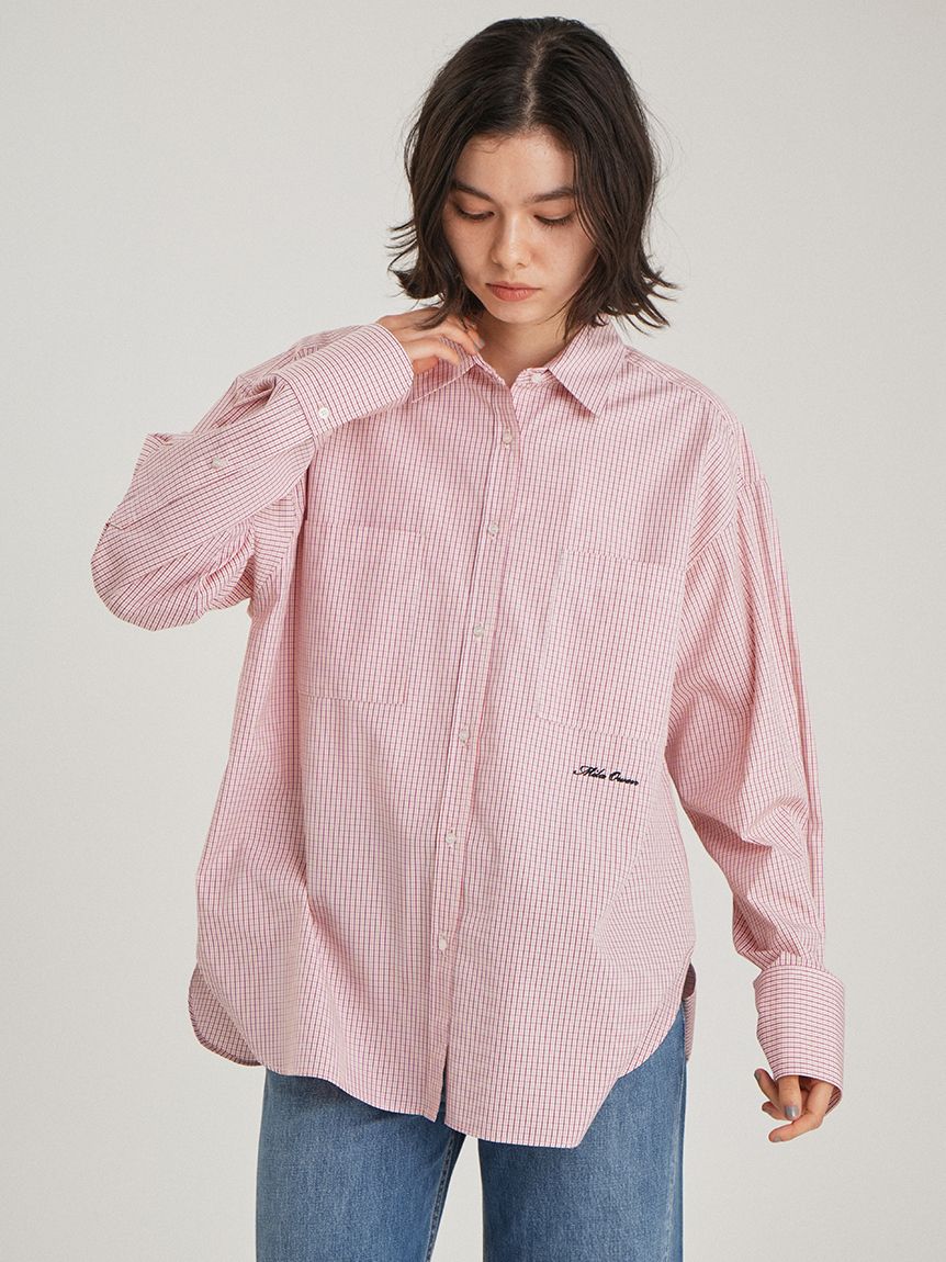 チェックデザインベーシックシャツ(シャツ・ブラウス)｜トップス｜Mila