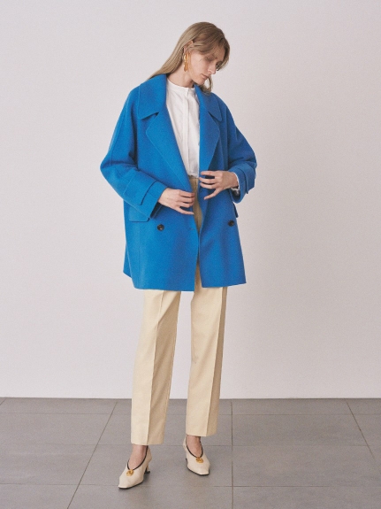 フラップポケットハーフ丈コクーン接結コート ダウンジャケット コート アウター Mila Owen ミラオーウェン の通販サイト 公式