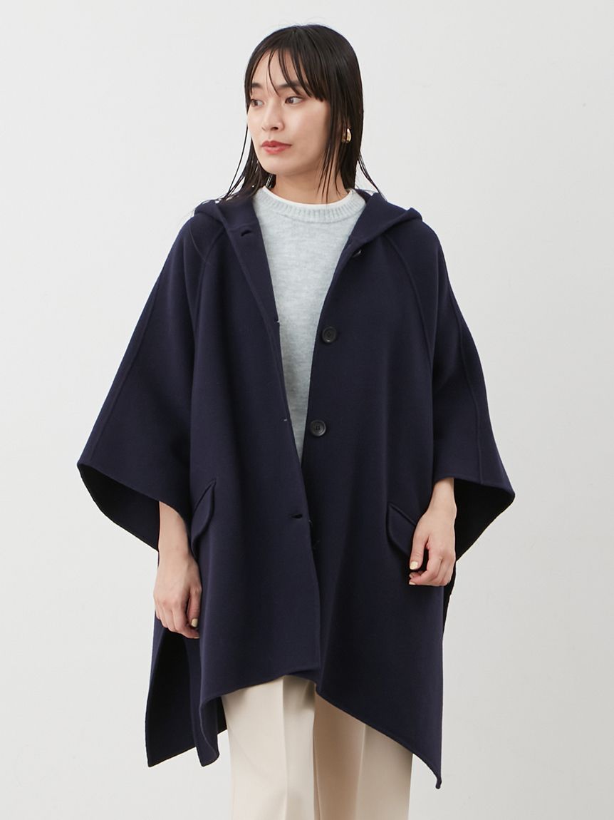 Mila Owen ライトブルー ポンチョ Pontetorto製 楽天市場】【SALE／50%OFF】ボンディングダブルZIPブルゾン Mila