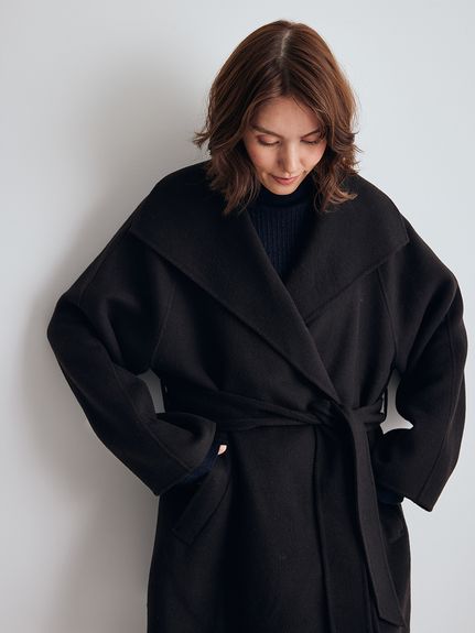 Mira Owen ミラオーウェン　ビックカラーコート　ピーコート　フリーサイズ Mila Owen（ミラオーウェン）の「ビッグカラーケープコート