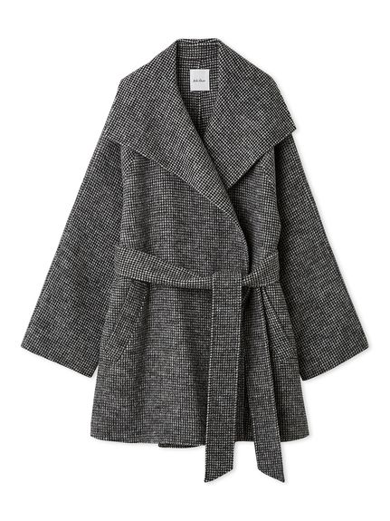 Mila Owen ハーフ丈チェックコート Mila Owen ハーフ丈チェックコート Mila Owen（ミラオーウェン