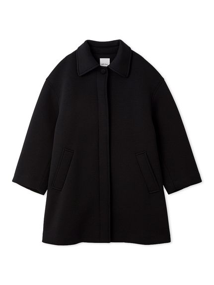 ステンカラーAラインポンチコート(ハーフコート)｜アウター｜Mila