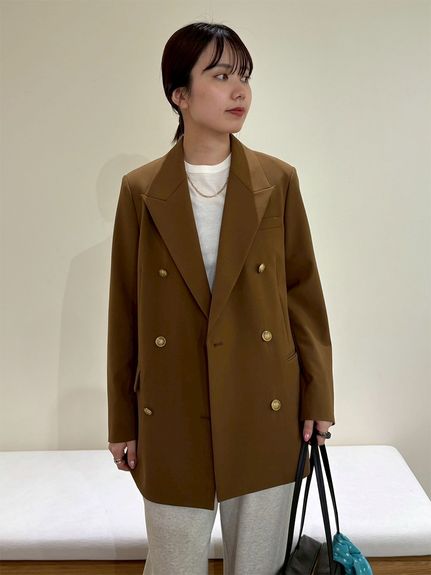Mila Owen ブラウン テーラードジャケット 楽天市場】【SALE／50%OFF】オーバーサイズジャケット Mila Owen