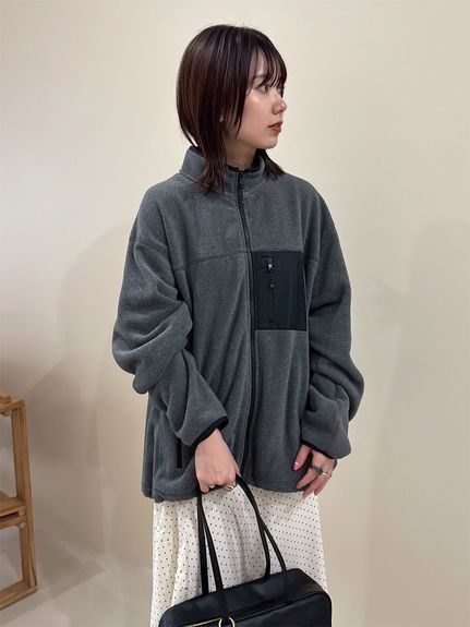 【着用2回】ミラオーウェン　MA-1♡シャーリングブルゾン　美香さん私服 着用2回】ミラオーウェン MA-1♡シャーリングブルゾン 美香さん私服