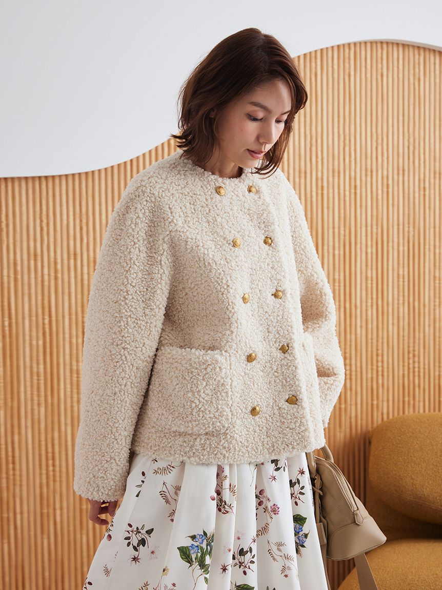 金釦カールファージャケット(ジャケット)｜アウター｜Mila Owen（ミラ