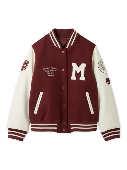 ワッペンスタジアムジャンバー(ブルゾン)｜アウター｜Mila Owen