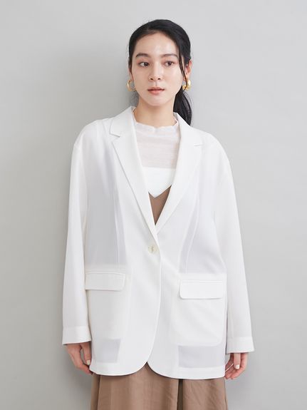 シアーテーラードジャケット