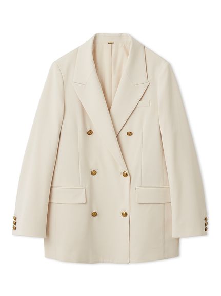 Mila Owen ダブルブレストコート アイボリー テーラードジャケット｜Mila Owen（ミラオーウェン）の通販サイト【公式】