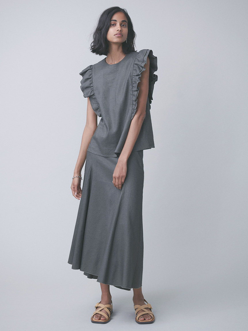 肩フリルマテリアルset Up Mila Owen ミラオーウェン の通販サイト 公式