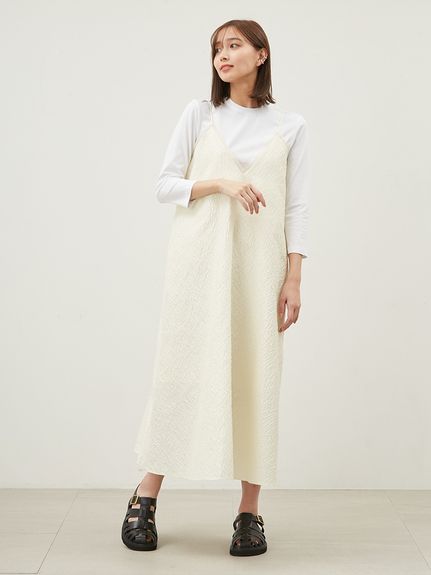 セットアイテム】TシャツSETフレアキャミワンピース(マキシ