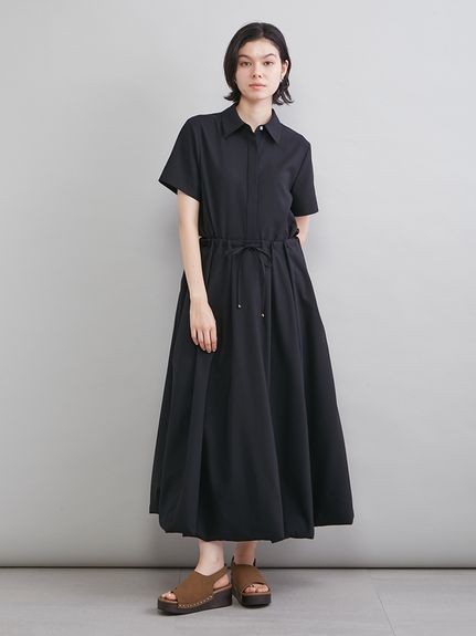 バルーンシャツワンピース(マキシ・ロングワンピース)｜ワンピース